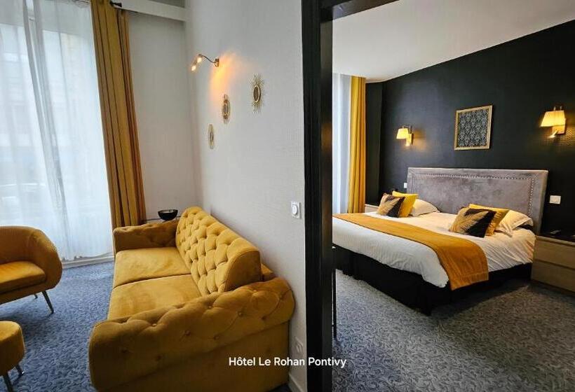 Люкс Кровать Кинг, Hôtel Le Rohan Charme Et Caractère