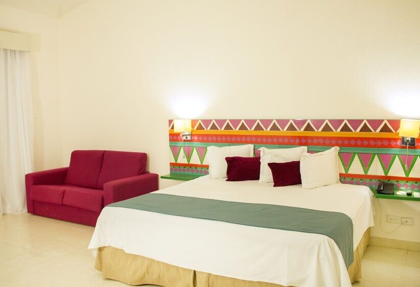Tengerre Néző Standard Szoba Pezsgőfütdővel, All Ritmo Cancun Resort & Water Park