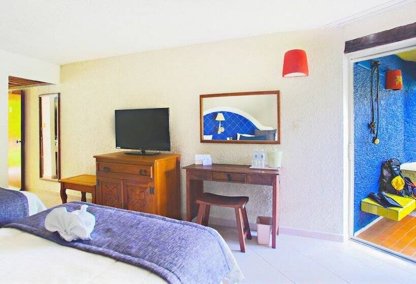 Superior-huone Puutarhanäkymä, Casa Del Mar Cozumel Hotel & Dive Resort