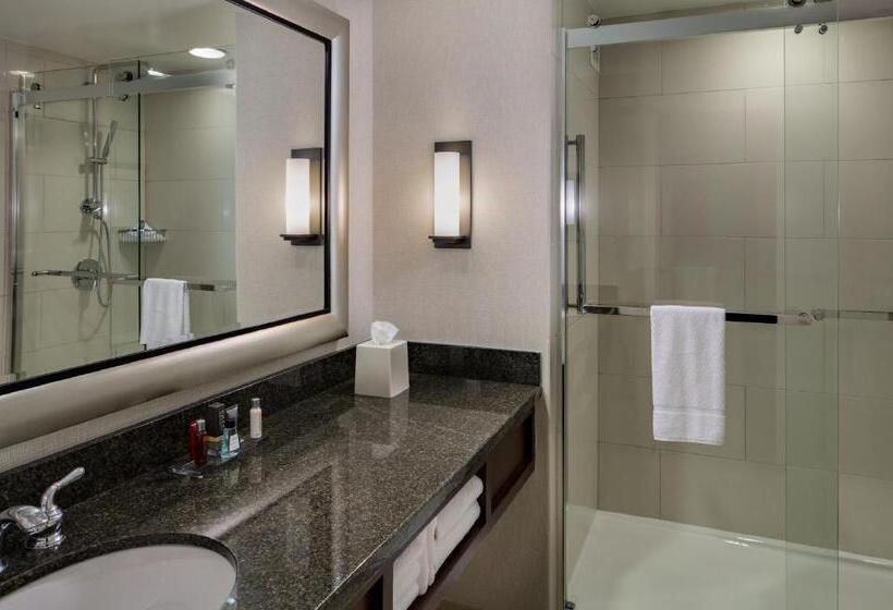 Junior Suite met Kingsize Bed, Houston Marriott Westchase