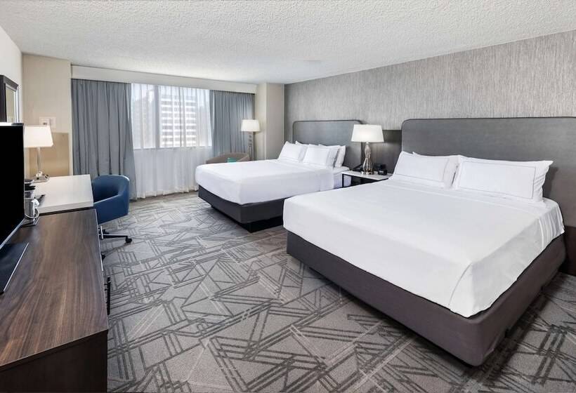 חדר סטנדרט שתי מיטות זוגיות, Doubletree By Hilton Tulsa Downtown
