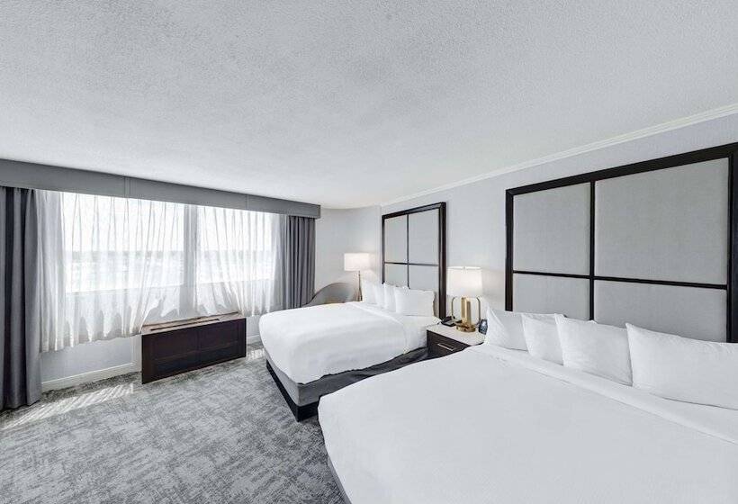 Standard-huone 2 Parivuodetta, Hilton Chicago/oak Lawn