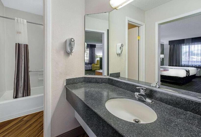 장애인을 위한 킹사이즈 침대 스탠다드 룸, La Quinta Inn By Wyndham Tucson East