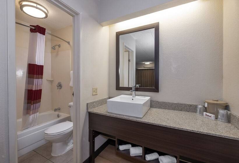 Номер Стандарт 2 Двуспальные Кровати, Red Roof Inn Washington Dc  Lanham
