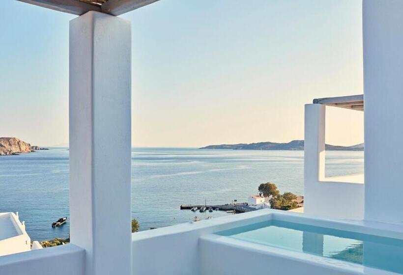 سوییت جونیور با چشم‌انداز دریا, Katikies Mykonos - The Leading Hotels Of The World