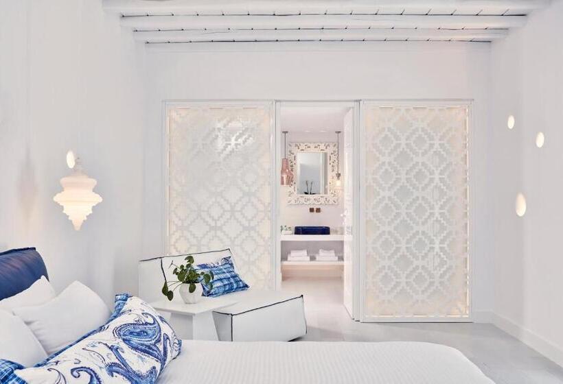 Люкс Superior Вид на Море, Katikies Mykonos - The Leading Hotels Of The World