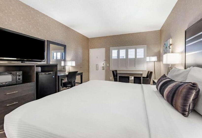 Chambre Standard Lit King Size Adaptée aux Personnes à Mobilité Réduite, Best Western Plus Park Place Inn Mini Suites