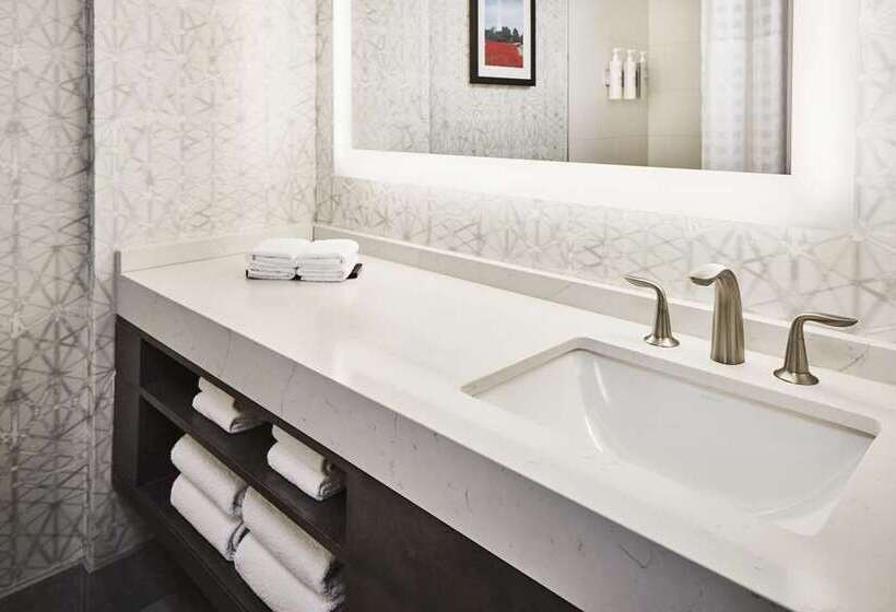 스위트 킹사이즈 침대, Embassy Suites By Hilton Washington Dc Chevy Chase Pavilion
