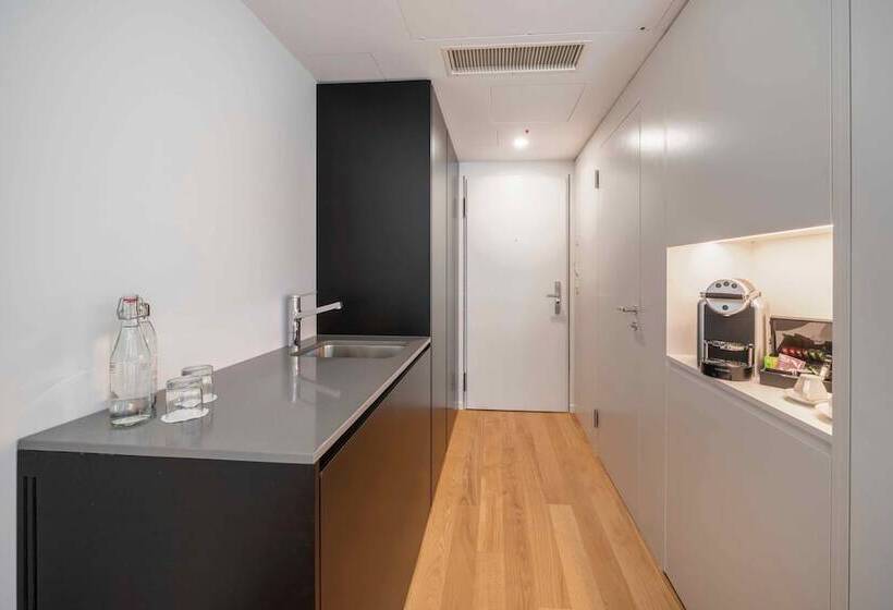 آپارتمان 1 خوابه با چشم‌انداز باغ, Set Hotel.residence By Teufelhof Basel
