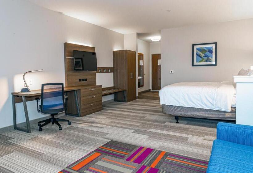 带大床的套房, Holiday Inn Express & Suites   Columbus   Worthington, An Ihg