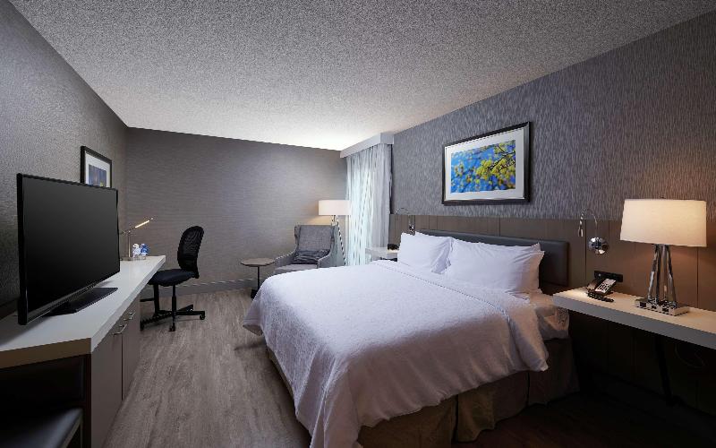 キングサイズベッドのスタンダードルーム, Hilton Garden Inn St. John S Newfoundland, Canada