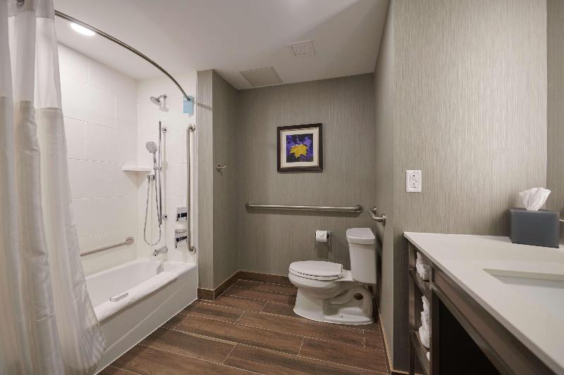 キングサイズベッドのスタンダードルーム, Hilton Garden Inn St. John S Newfoundland, Canada