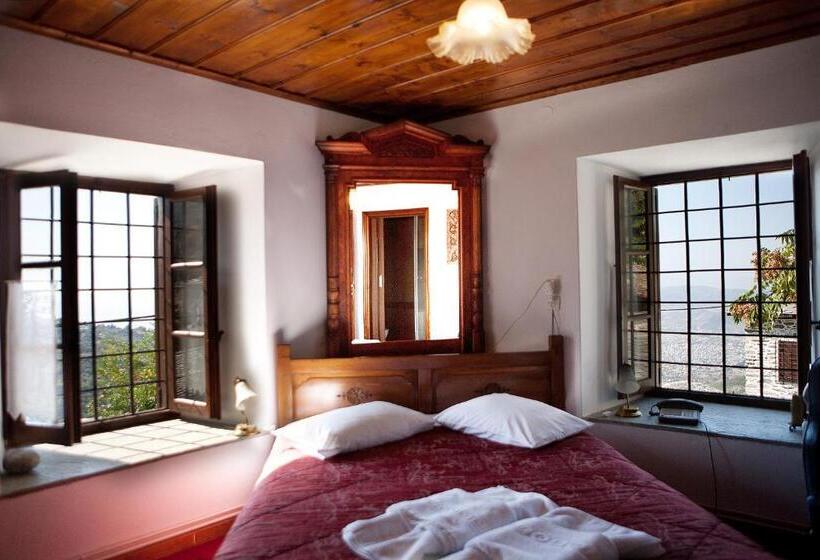 اتاق کلاسیک با چشم‌انداز دریا, Archontiko Repana   Makrinitsa Stone Retreat