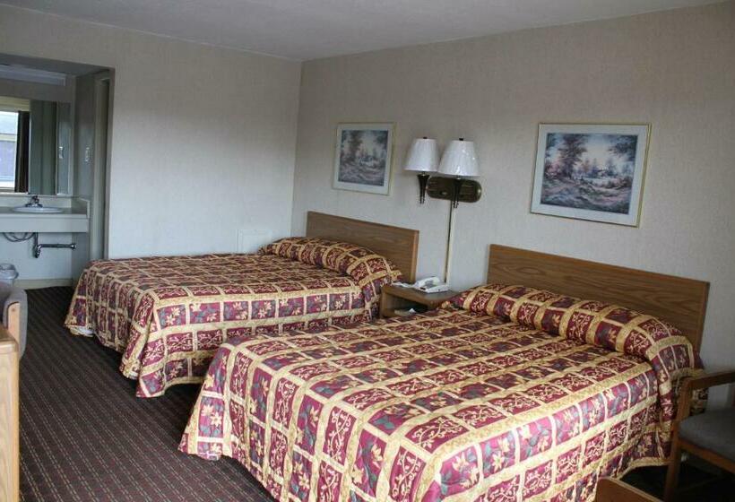 스탠다드 룸 더블 침대 2개, Budget Host Inn Bristol