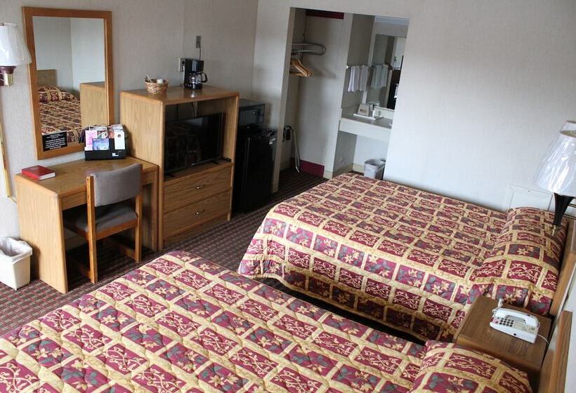 스탠다드 룸 더블 침대 2개, Budget Host Inn Bristol