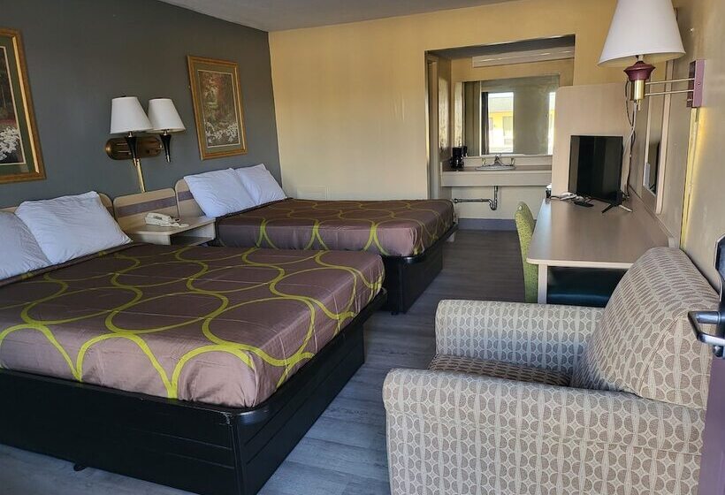 스탠다드 룸 더블 침대 2개, Budget Host Inn Bristol