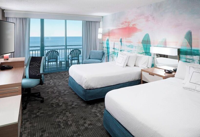 스탠다드 룸 더블 침대 2개, Courtyard Virginia Beach Oceanfront/south