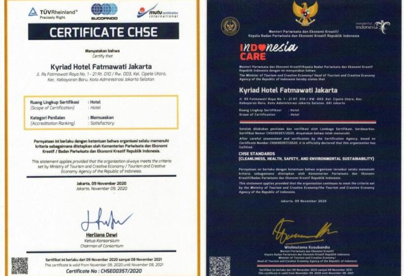 Номер Deluxe, Kyriad Hotel Fatmawati   Jakarta