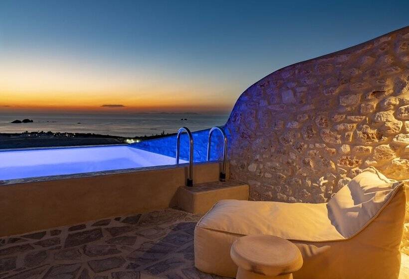 套房配有游泳池, Mythic Paros , Adults Only
