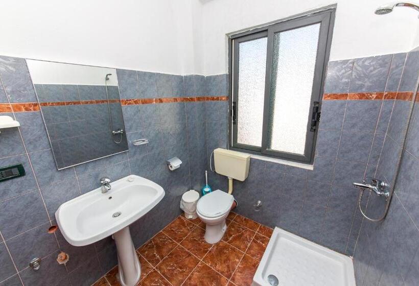 غرفة قياسية مطلّة علي البحر مزوَّدة بشُرفة, Blue Saranda