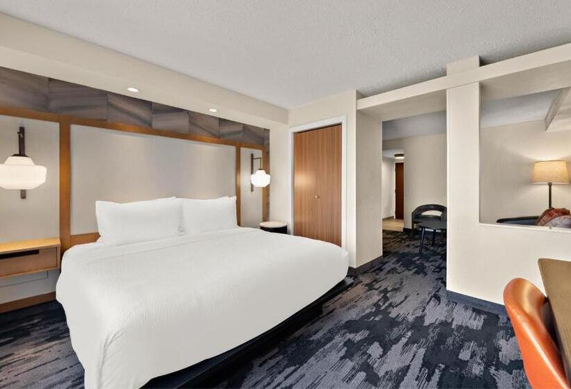 带大床的标准工作室, Fairfield By Marriott Chesapeake