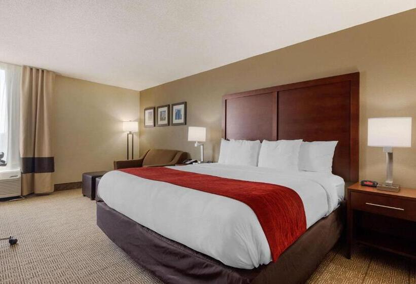 Номер Стандарт Кровать Кинг Адаптированный для Инвалидов, Comfort Inn & Suites Durham Near Duke University