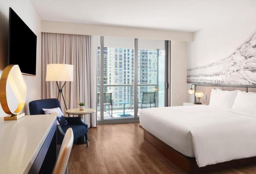 キングサイズベッドのスタンダードルーム, Hyatt Centric Las Olas Fort Lauderdale