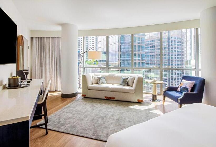 キングサイズベッドのデラックスルーム, Hyatt Centric Las Olas Fort Lauderdale