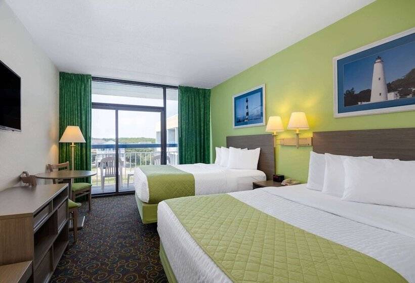 Номер Стандарт 2 Двуспальные Кровати, Travelodge By Wyndham Outer Banks/kill Devil Hills