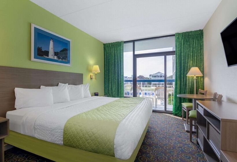 标准间带双人床, Travelodge By Wyndham Outer Banks/kill Devil Hills