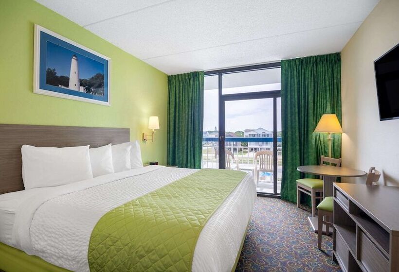 标准间带双人床, Travelodge By Wyndham Outer Banks/kill Devil Hills
