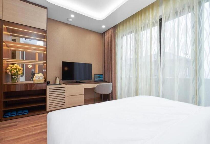 اتاق لوکس با چشم‌انداز دریا, Bbq Hostel Ha Long 2