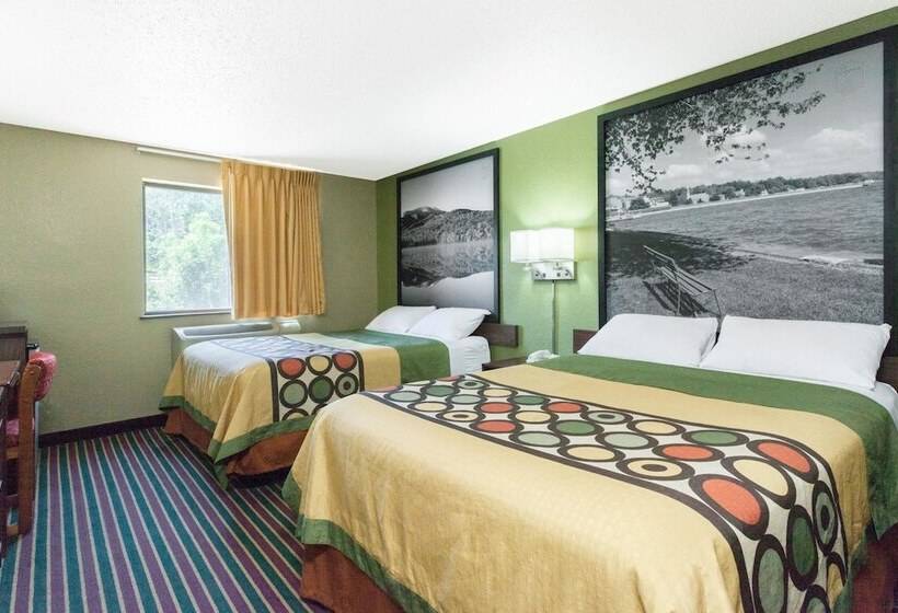 Номер Стандарт 2 Двуспальные Кровати, Super 8 By Wyndham Bath Hammondsport Area