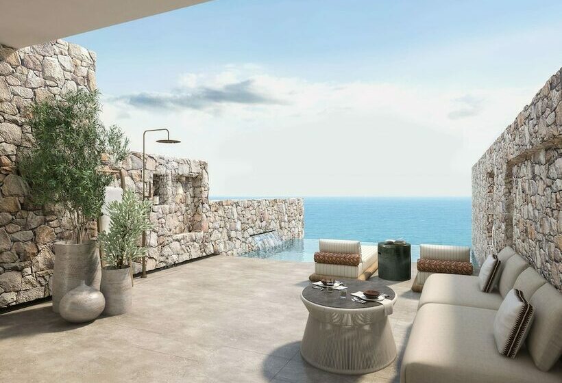 디럭스 룸 바다 전망, The Royal Senses Resort & Spa Crete, Curio Collection Hilton