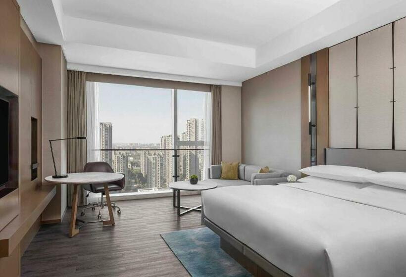 キングサイズベッドのデラックスルーム, Jiaxing Marriott
