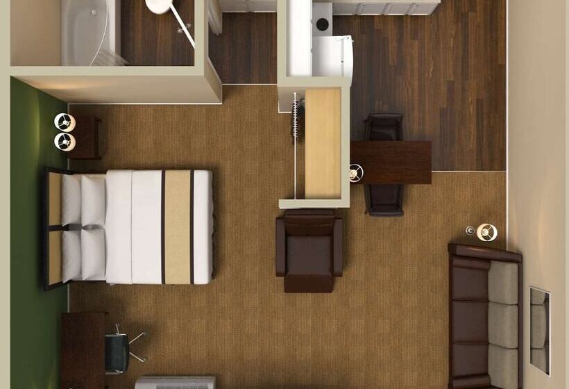 Студия Deluxe, Extended Stay America Suites  Columbus  Tuttle