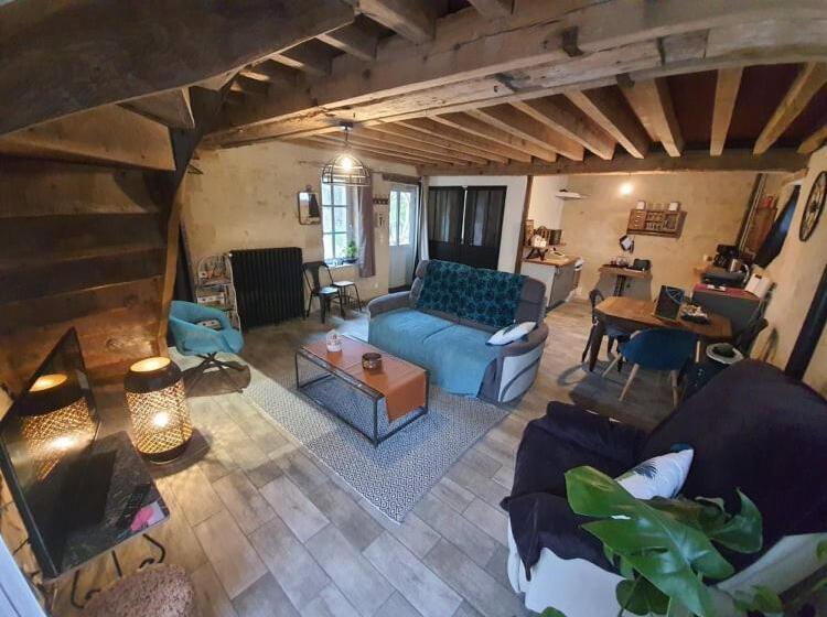 Дом 1 Спальня, Gîte Du Moulin De Barutel Mamers,petite Maison Avec 1 Chambre Idéale Couple,spa Et Soins Sur Réserva