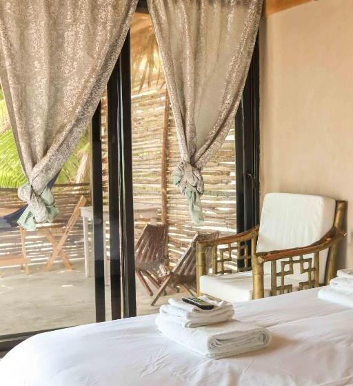 سوییت سوپریور با چشم‌انداز دریا, Casa Mate Beachfront Cabañas El Cuyo