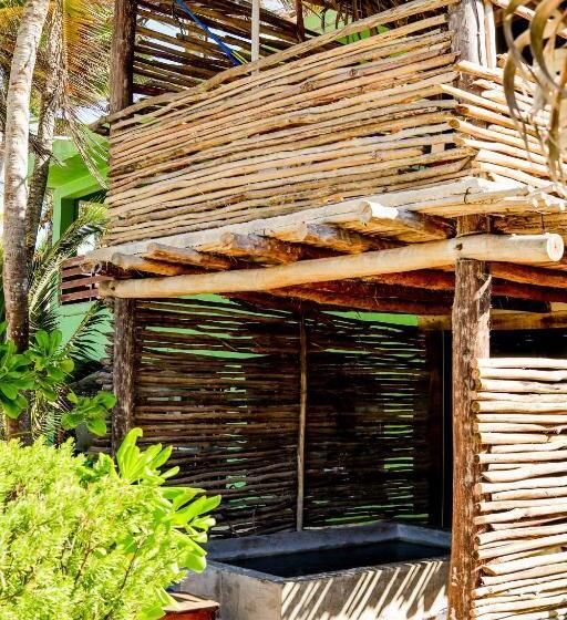 스위트 킹사이즈 침대, Casa Mate Beachfront Cabañas El Cuyo