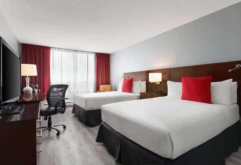 Номер Стандарт 2 Двуспальные Кровати, Travelodge By Wyndham Quebec City Hotel & Convention Centre