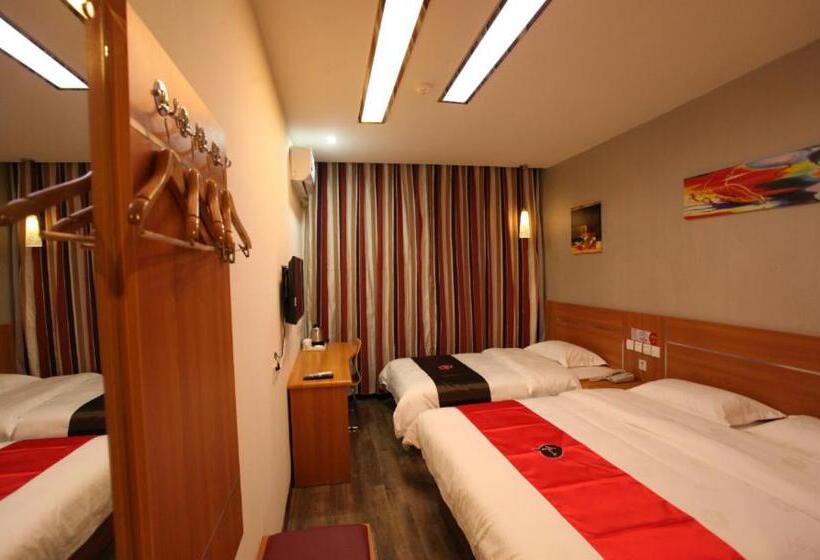 Семейный Номер, Thank Inn Chain Hotel Hebei Shijiazhuang Gaoyi Town West Fengzhong Road