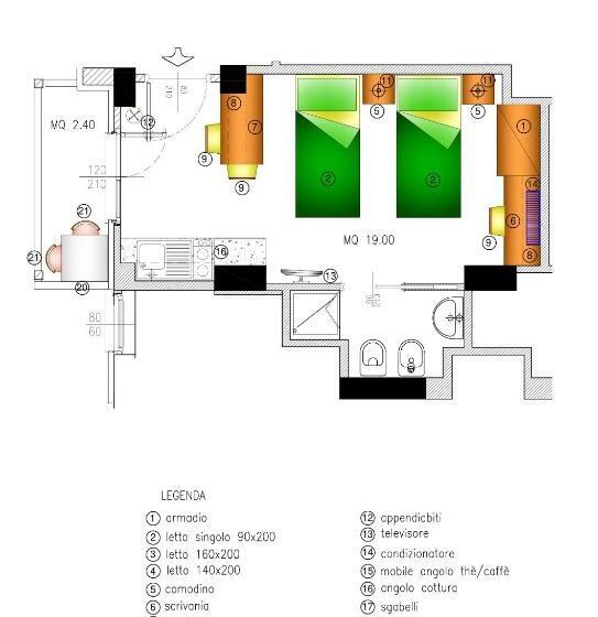 اتاق استاندارد, Casa Livio  Rooms And Studios