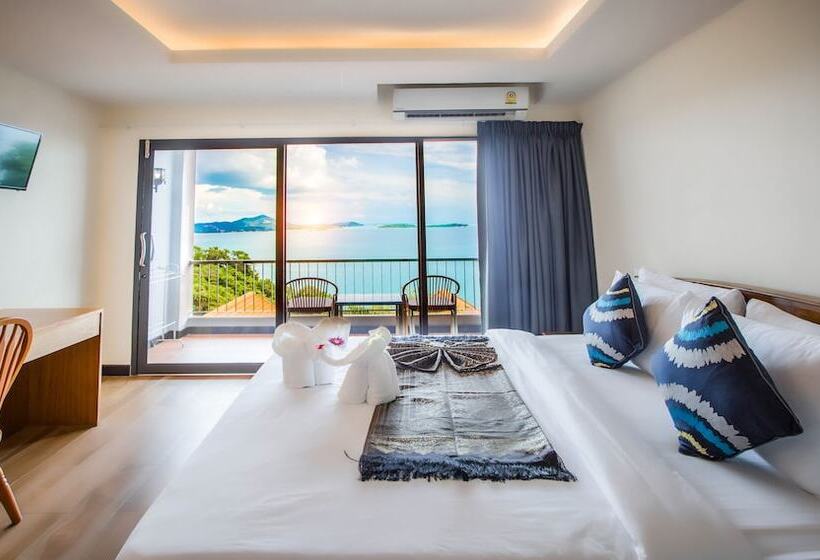 豪华海景房, Samui Bayview Resort & Spa   Sha Plus
