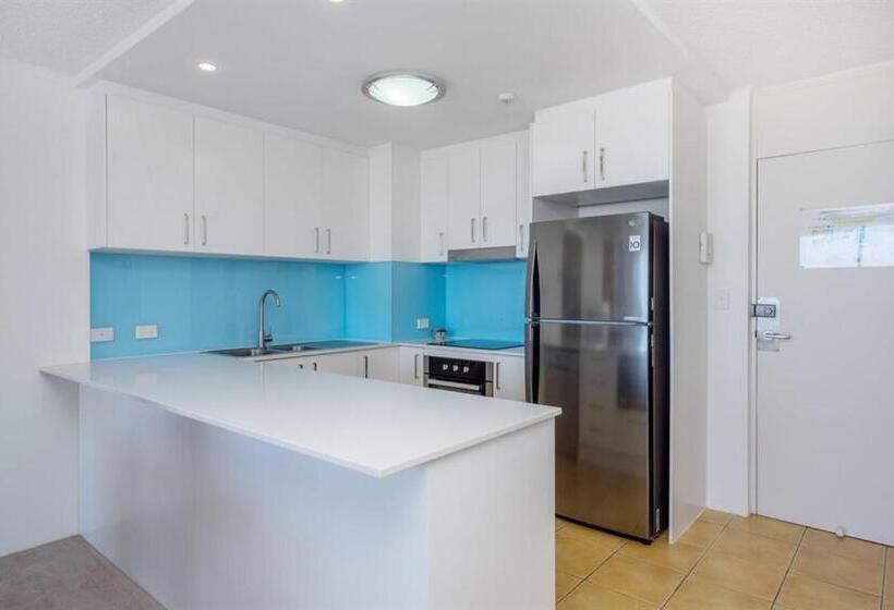 침실 1개 아파트, One The Esplanade Apartments On Surfers Paradise