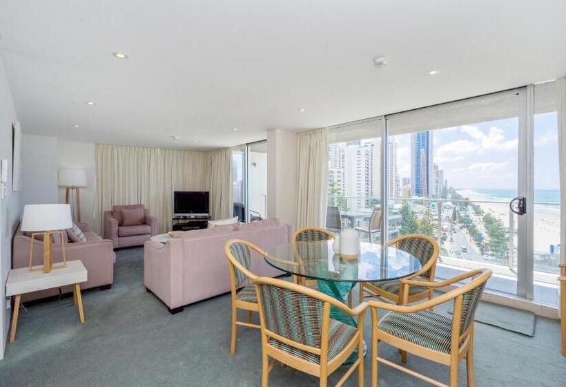 침실 2개 아파트, One The Esplanade Apartments On Surfers Paradise