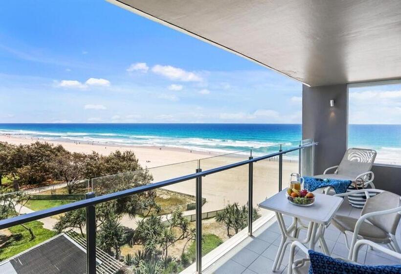 침실 2개 디럭스 아파트, One The Esplanade Apartments On Surfers Paradise