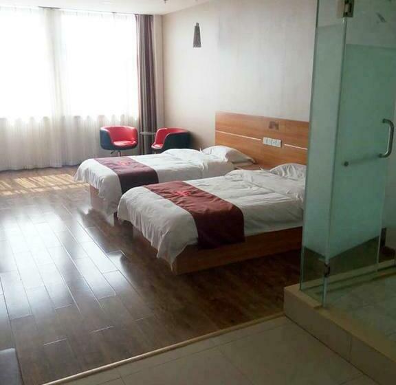 Семейный Номер, Thank Inn Chain Hotel Hebei Cangzhou Dongwaihuan International Hardware Plaza