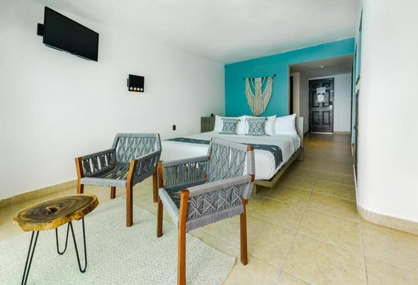 带大床的豪华间, B Cozumel