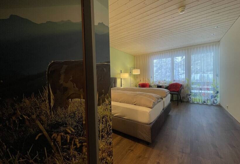 Номер Стандарт с Балконом, Ferien  Und Familienhotel Alpina Adelboden