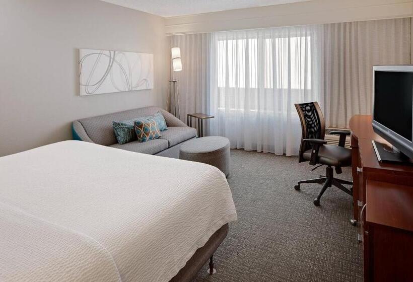 带大床的标准间, Courtyard Fort Worth I 30 West Near Naval Air Station Jrb